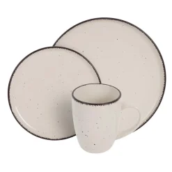 Best Service 12 pieces naturel creme Vaisselle, Art De La Table·Assiette, Service