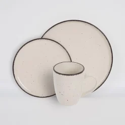 Best Service 12 pieces naturel creme Vaisselle, Art De La Table·Assiette, Service