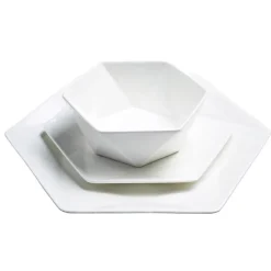 Sale Service vaisselle hexag 12pcs Vaisselle, Art De La Table·Assiette, Service