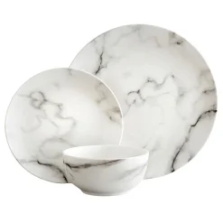 Online Service vaisselle marbre 12pcs Vaisselle, Art De La Table·Assiette, Service