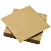 Serviette x20 33x33cm 3plis or Vaisselle Jetable