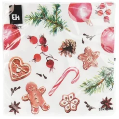 Discount Serviettes 33x33cm 16pcs Vaisselle Jetable