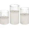 Discount Set 3 bougies led Bougie, Senteur