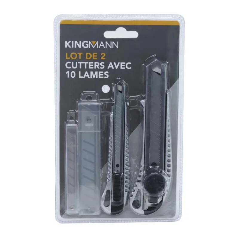 Sale Set 2 cutters + 10 lames Outillage, Accessoire
