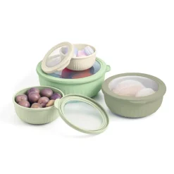 Outlet Set de 4 bol avec couvercles Boîte, Rangement