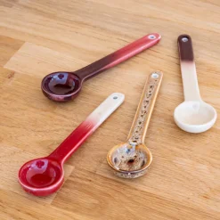 Best Set de 4 cuilleres en gres Vaisselle, Art De La Table·Couverts, Ménagère
