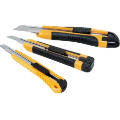Set de 3 cutters + 20 lames Outillage, Accessoire