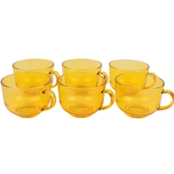 Hot Set de 6 mugs orange fume Vaisselle, Art De La Table·Tasse, Mug, Bol