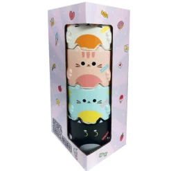 Hot Set de 4 tasses kawaii Pour Elle