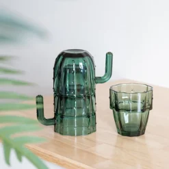 Outlet Set de 4 verres cactus Vaisselle, Art De La Table·Verre
