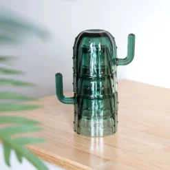 Outlet Set de 4 verres cactus Vaisselle, Art De La Table·Verre