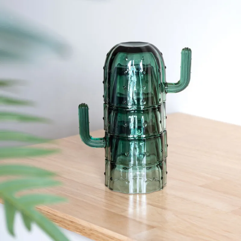 Outlet Set de 4 verres cactus Vaisselle, Art De La Table·Verre