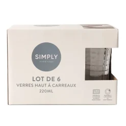 Best Set de 6 verres hauts transparen Vaisselle, Art De La Table·Verre
