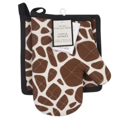 Set de gant et manique girafe Linge De Table, Cuisine·Tablier, Gant, Manique
