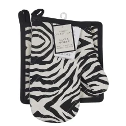 Online Set de gant et manique zebre Linge De Table, Cuisine·Tablier, Gant, Manique