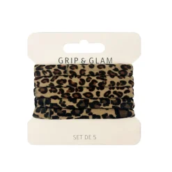 Online Set elastiques cheveux leopard Accessoire Beauté