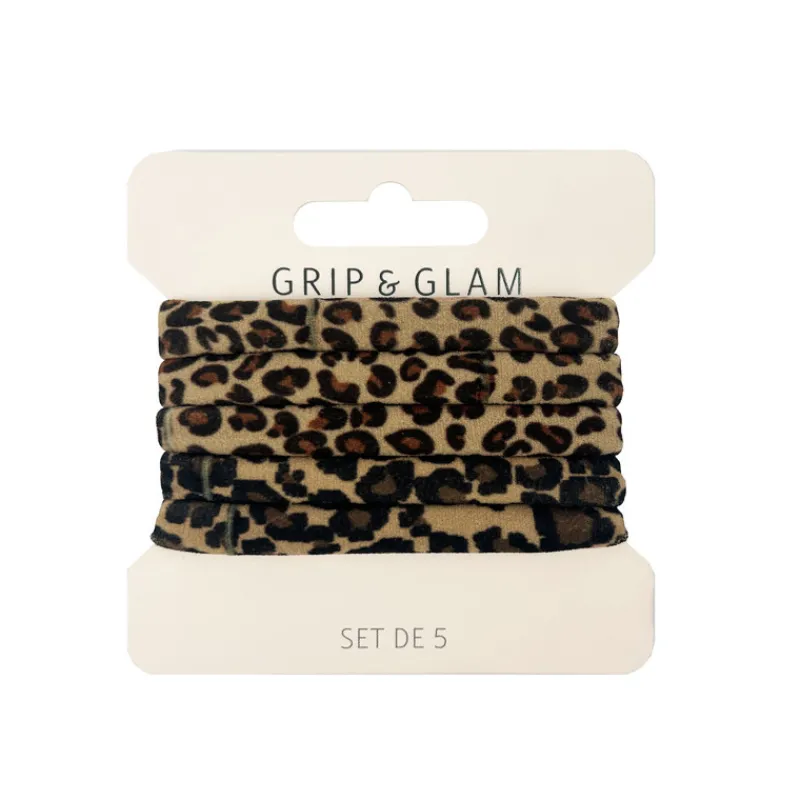 Online Set elastiques cheveux leopard Accessoire Beauté
