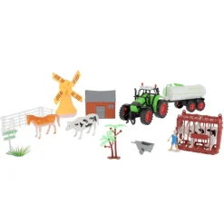 Set ferme et vehicule 15 pcs Enfant Véhicule, Circuit|Véhicule, Circuit