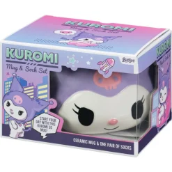 Set mug 3d et chaussettes kuromi Cadeau Licence