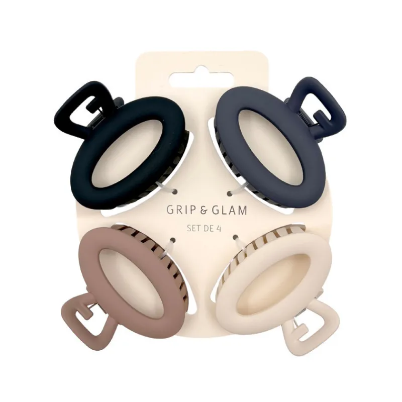 Set pince cheveux nude x4 Accessoire Beauté