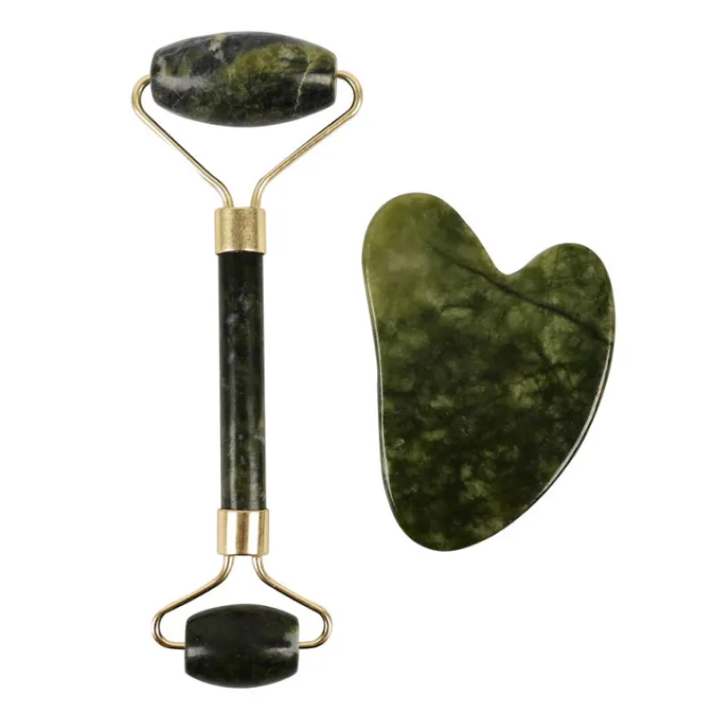 Online Set roller gua sha jade Accessoire Beauté