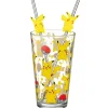 Best Set verre + 2 pailles pokemon Cadeau Licence