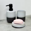 Outlet Set x3 accessoires sdb noir Accessoire Salle De Bain