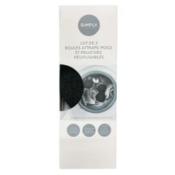 Sale Set x3 boules anti poils Balai, Serpillère, Brosse