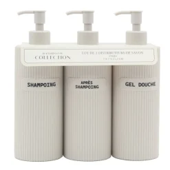 Discount Set x3 distributeur a savon Accessoire Salle De Bain