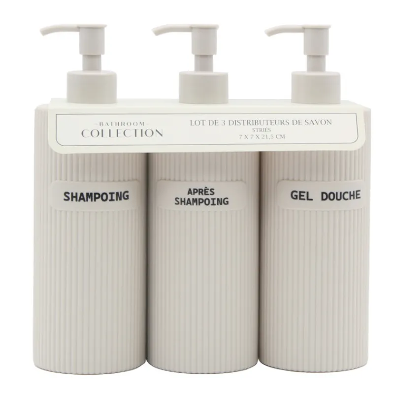 Discount Set x3 distributeur a savon Accessoire Salle De Bain