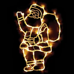 Silhouette dAinterieur pere noel Décoration Lumineuse