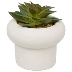 New Succulente pot beton Fleur, Plante Artificielle