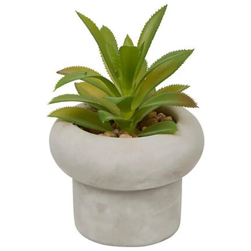 New Succulente pot beton Fleur, Plante Artificielle