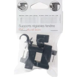 Sale Support pvc clip reglable x2 - g Rideau, Voilage·Tringle, Accessoires