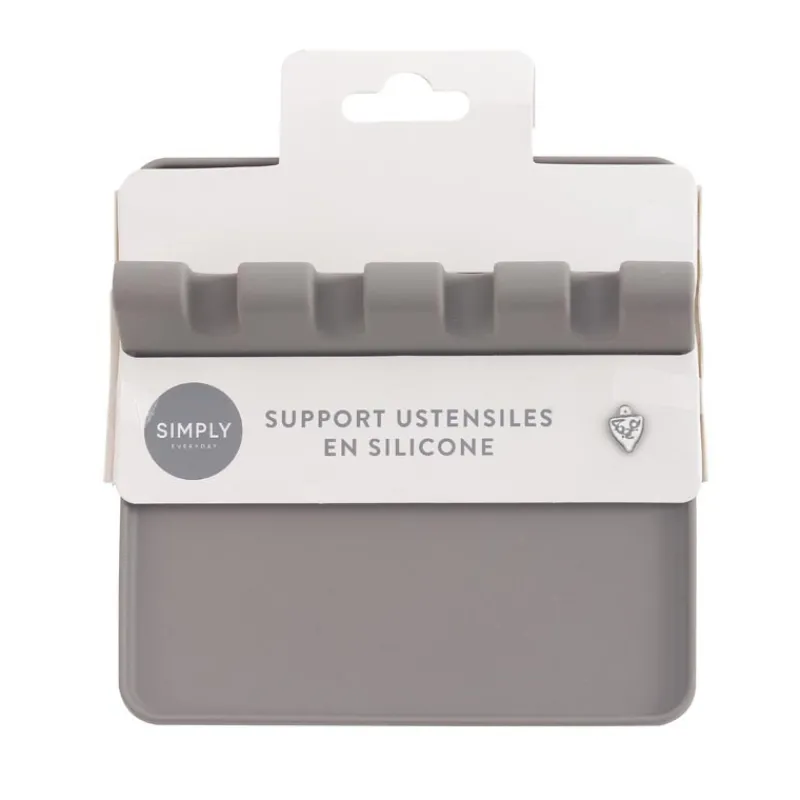 Hot Support ustensiles silicone noir Ustensiles, Accessoire De Cuisine