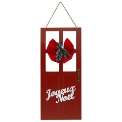 New Susp porte bois rouge h50 Décoration
