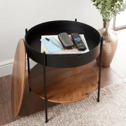 Table avec rangement Salon