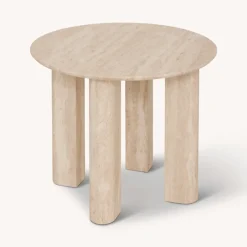 Clearance Table cafe effet travertin kayan Salon