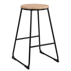 Outlet Tabouret de bar pietement noir Cuisine, Salle À Manger