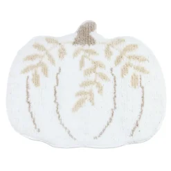 New Tapis citrouille blanc Accessoire Salle De Bain