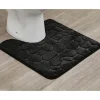 Discount Tapis contour noir Linge De Toilette, Plage·Tapis De Bain