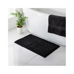 Tapis de bain chenille 50x80cm n Linge De Toilette, Plage·Tapis De Bain