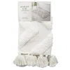 Discount Tapis de bain diamant ecru Linge De Toilette, Plage·Tapis De Bain
