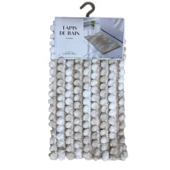 New Tapis de bain natte beige Linge De Toilette, Plage·Tapis De Bain