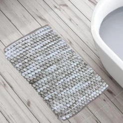 New Tapis de bain natte beige Linge De Toilette, Plage·Tapis De Bain