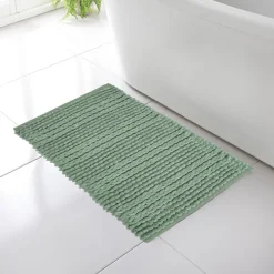 Sale Tapis de bain natte vert Linge De Toilette, Plage·Tapis De Bain