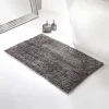 Best Tapis de bain paillette gris Linge De Toilette, Plage·Tapis De Bain