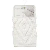 Outlet Tapis de bain skandi creme Linge De Toilette, Plage·Tapis De Bain