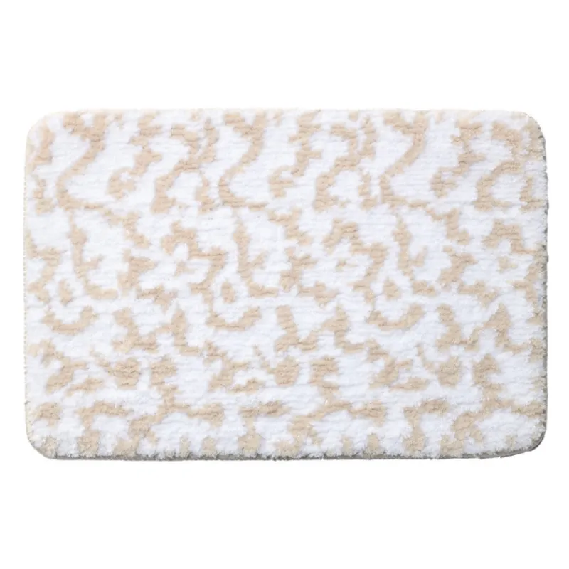 New Tapis de bain 40x60 ass beige Linge De Toilette, Plage·Tapis De Bain
