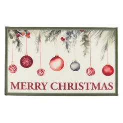 Hot Tapis de cuisine noel boules Linge De Table, Cuisine·Tapis De Cuisine